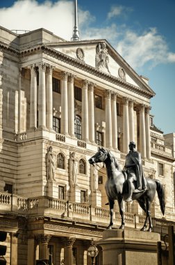 Bank of England, London. clipart