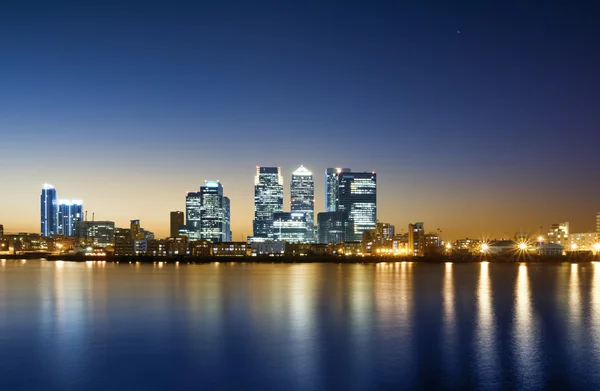 Canary wharf, Londen. — Stockfoto