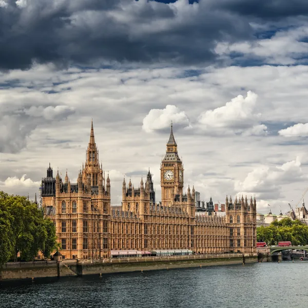 Evler, Parlamento, Londra. — Stok fotoğraf
