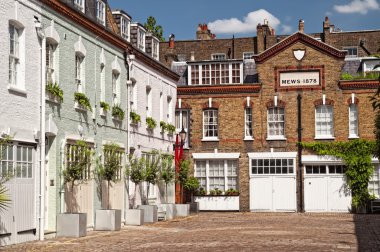 Mews Houses in London clipart