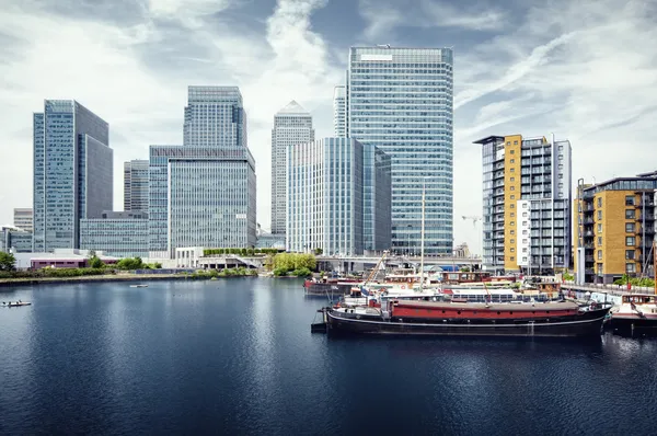 Canary wharf, london. — Stockfoto