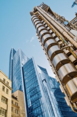 Lloyd's and Willis Building, London. clipart