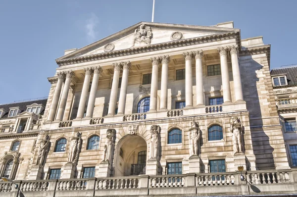 Банк Англії, Лондон — стокове фото
