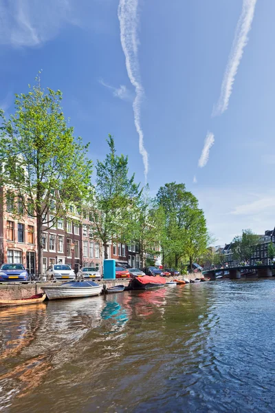 Kanaler i Amsterdam — Stockfoto