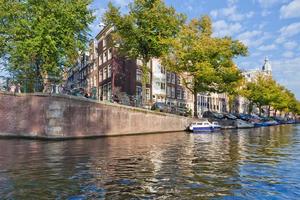 Amsterdam kanaler - Stock-foto