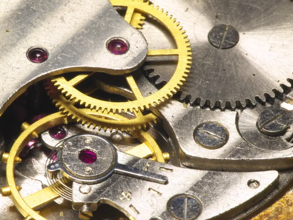 stock image Detail view of clock pendulum