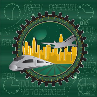 Vector transport clipart