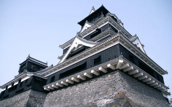 stock image Japanese castle in Kumamoto