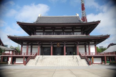 A Zojoji temple clipart