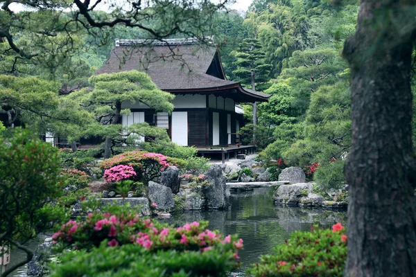 Japonês jardim paisagem — Fotografia de Stock