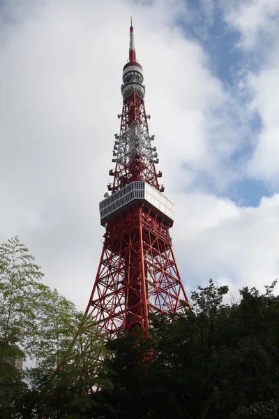 Τόκιο κόκκινο πύργο στην Ιαπωνία — Φωτογραφία Αρχείου