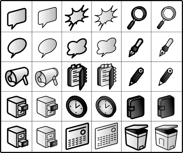 Icône Groupware (vecteur) ) — Image vectorielle