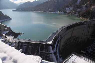 A Kurobe dam clipart