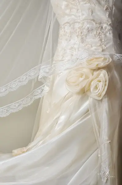 Vestido de casamento — Fotografia de Stock