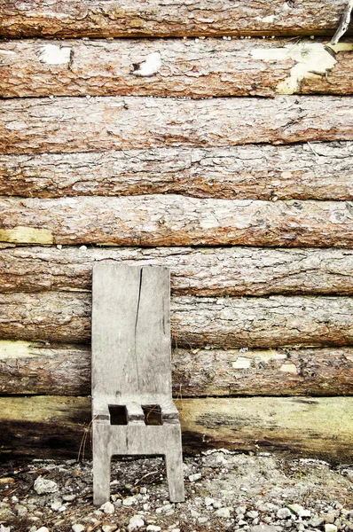 Baita di legno — Foto Stock
