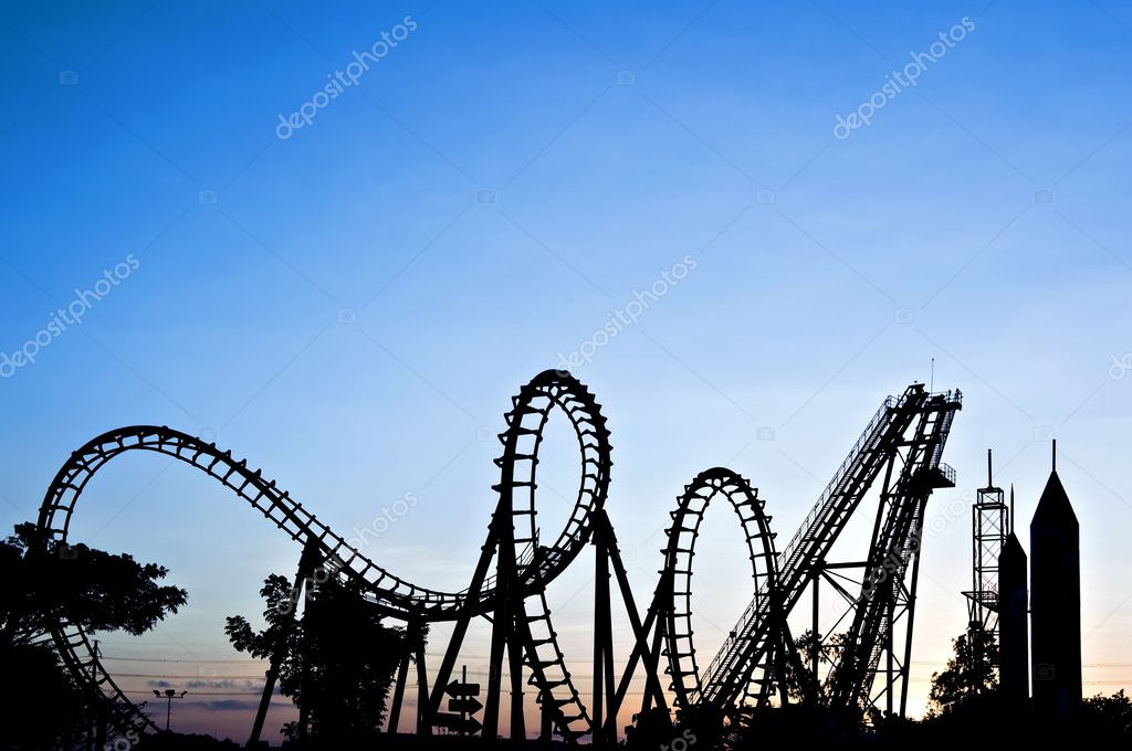 Roller Coaster Stock Photo Image By C Tonyoquias