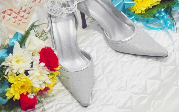 รองเท้าแต่งงาน — ภาพถ่ายสต็อก