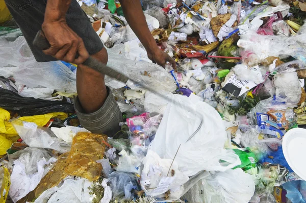 Сміття сміттяра — стокове фото