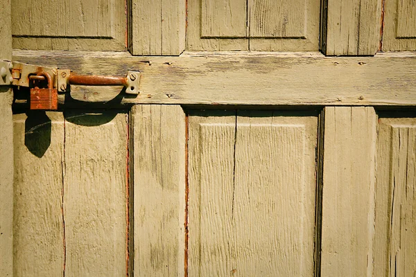 Door and lock — Stock Photo, Image