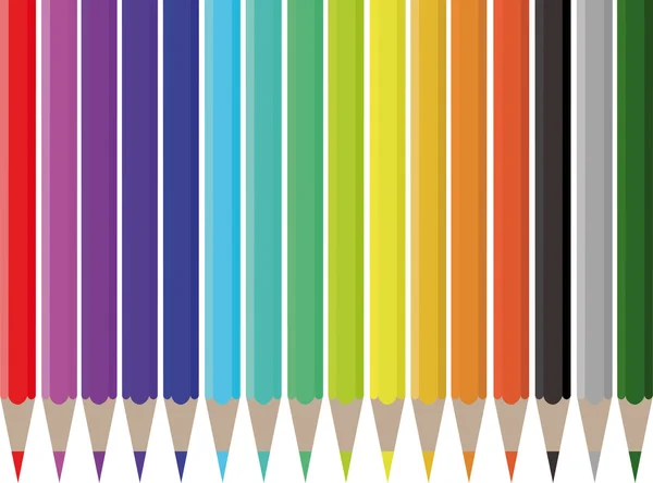 Stock vector Colors pencils