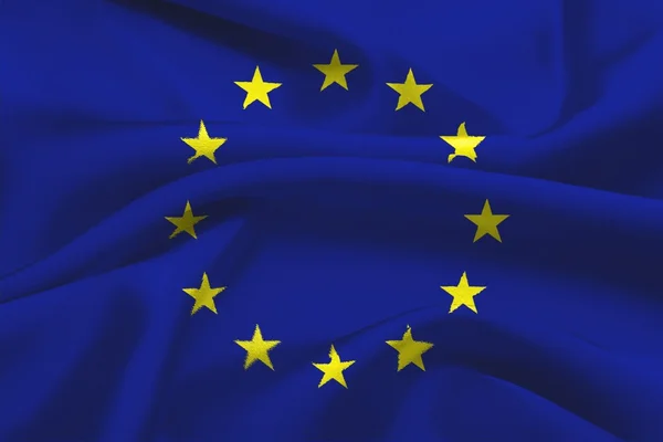 EU Europe flag — Stock Photo, Image