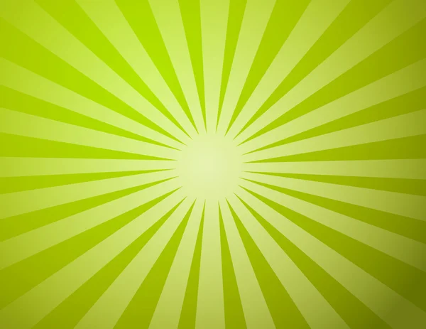 Green sun light — Stock Vector