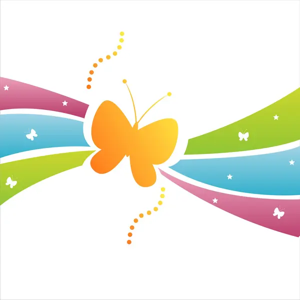 Butterfly background — Stock Vector