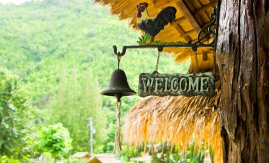 Welcome sign clipart