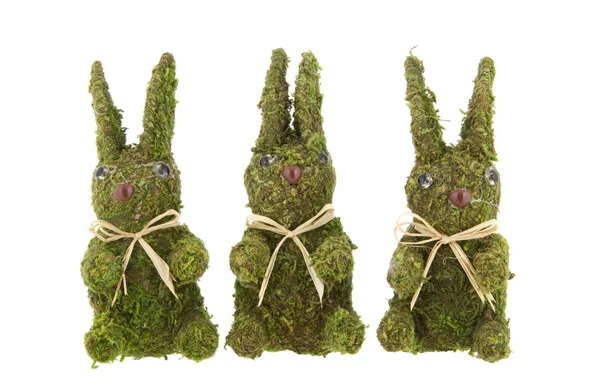 Three Easter bunnies — Stock Photo, Image