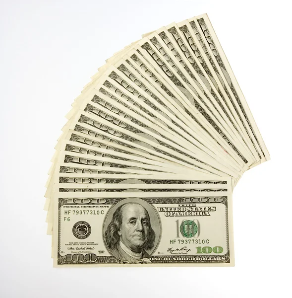 Two Thousand Five Hundred Bills — Stock Photo, Image