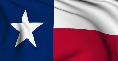 Texas flag - USA state flags collection clipart