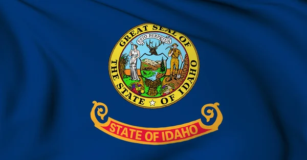 Flaga Idaho - kolekcja flagi stanu usa — Zdjęcie stockowe