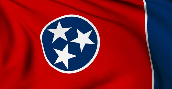 Tennessee flag - коллекция флагов США — стоковое фото