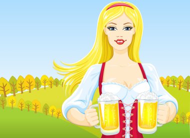 Octoberfest kız