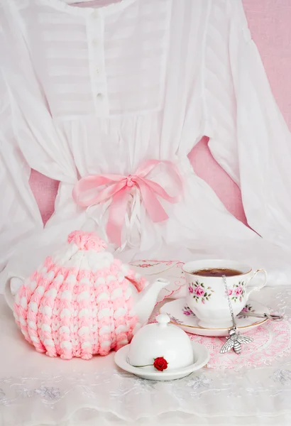 Strona piżamy różowy — Zdjęcie stockowe