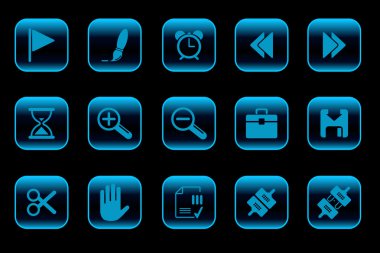 Toolbar and Interface icons clipart