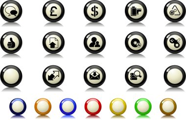 Internet icons clipart