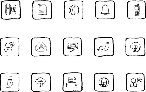 stock vector Communication icons