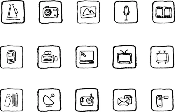 Media and Publishing icons — Stock Vector