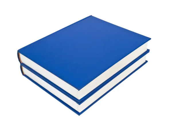 Blaue Bücher — Stockfoto