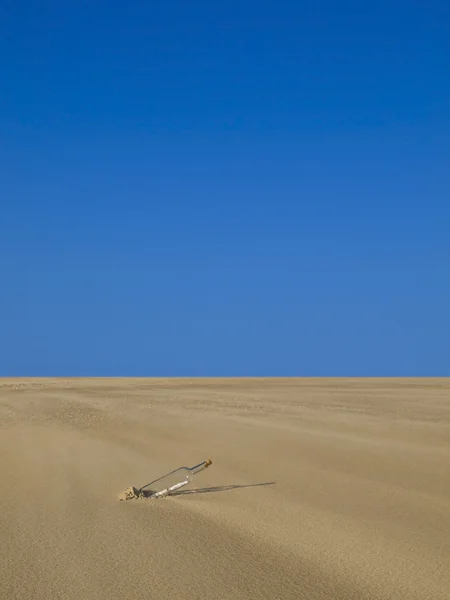 Verloren in een woestijn — Stockfoto