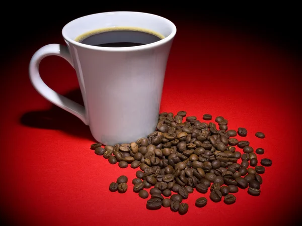 Kávé és a bab — Stock Fotó