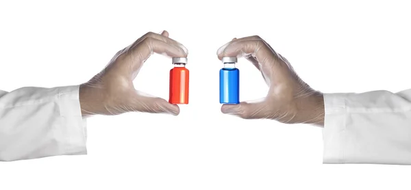 Dois frascos para injectáveis — Fotografia de Stock