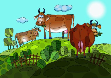 Cows clipart