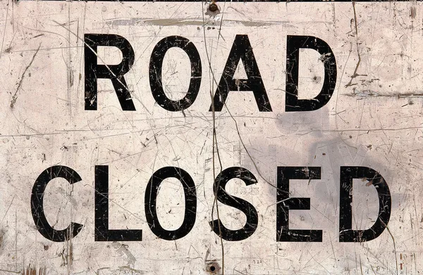 stock image Road Closed