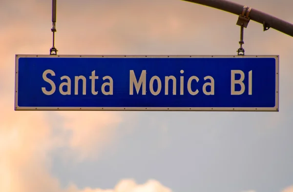 Santa Monica Blvd — Fotografie, imagine de stoc