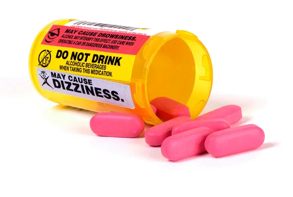 Dor rosa Comprimidos — Fotografia de Stock