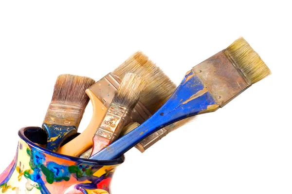 Sanatçı fırçalar — Stok fotoğraf