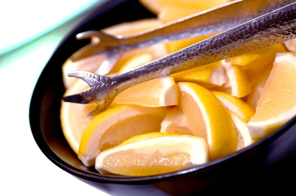 레몬의 그릇 — 스톡 사진