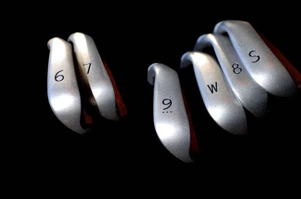 Ferros de golfe — Fotografia de Stock